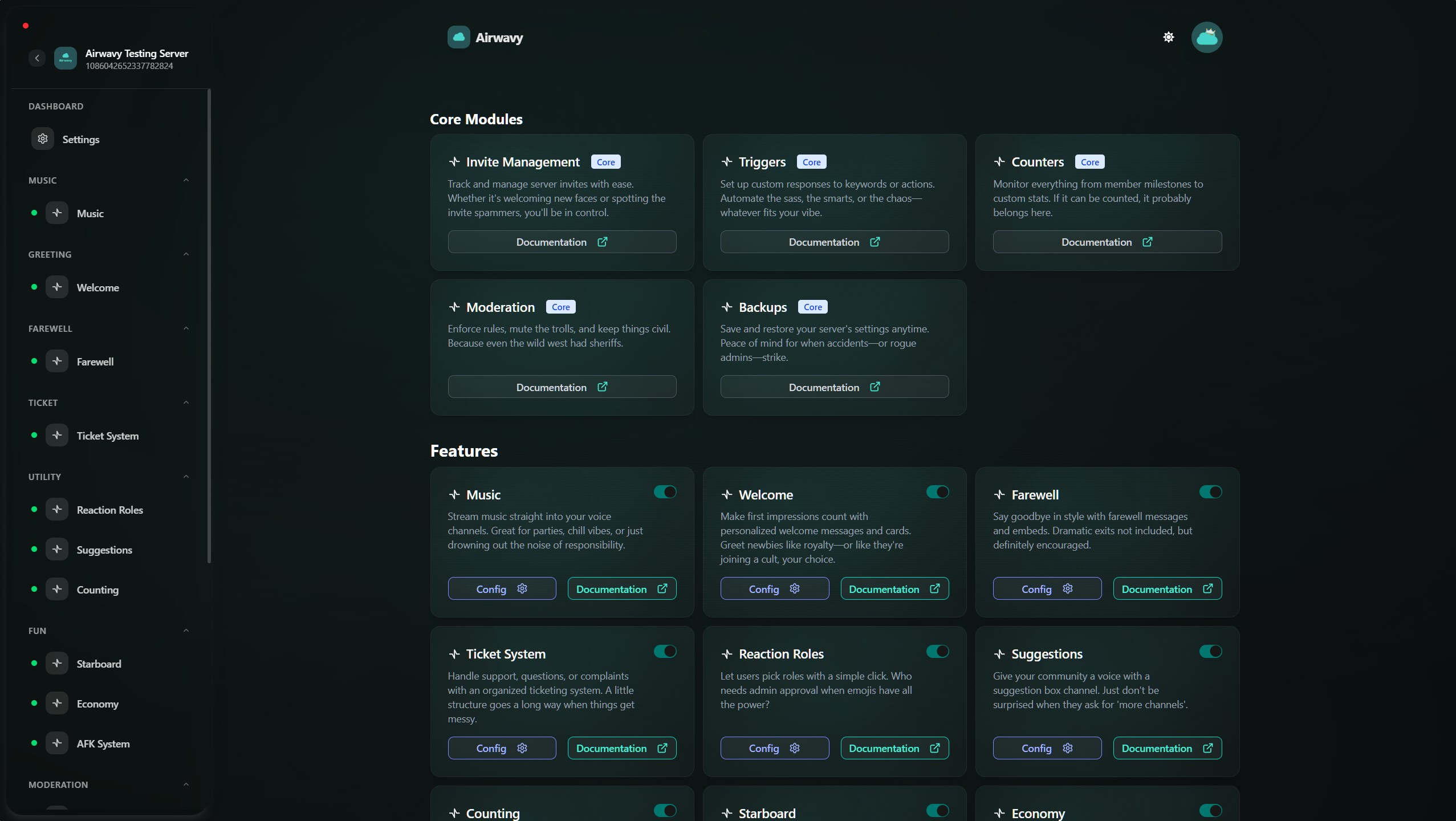Dashboard