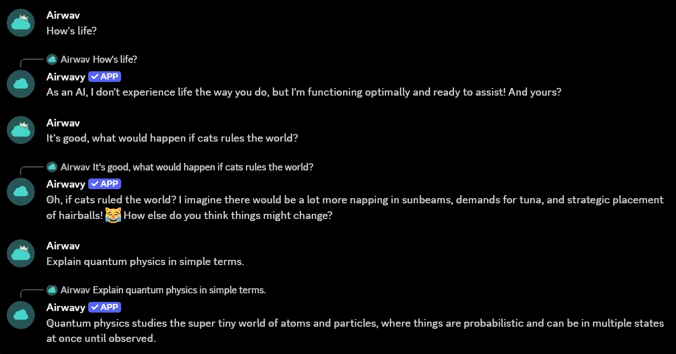 Airwavy AI Chatbot